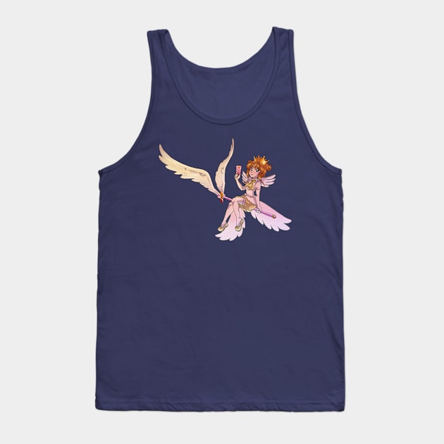 Card Captor Sakura Tank Top by RosealineBlack